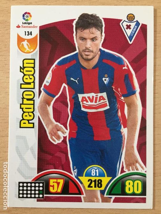Cromos de f&uacute;tbol: 2017-2018 - 134 PEDRO LEON - SD EIBAR - PANINI ADRENALYN - Foto 1