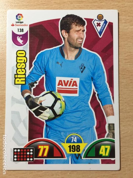 Cromos de f&uacute;tbol: 2017-2018 - 138 RIESGO - SD EIBAR - PANINI ADRENALYN - Foto 1