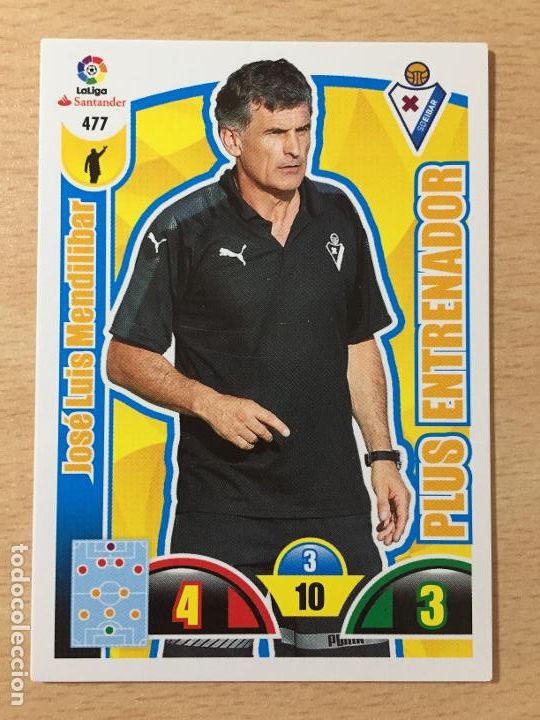 Cromos de f&uacute;tbol: 2017-2018 - 477 MENDILIBAR - SD EIBAR - PANINI ADRENALYN - Foto 1