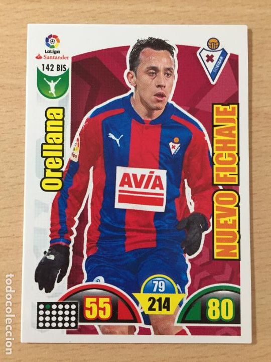 Cromos de f&uacute;tbol: 2017-2018 - 142 BIS ORELLANA - SD EIBAR - PANINI ADRENALYN - Foto 1
