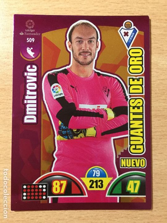 Cromos de f&uacute;tbol: 2017-2018 - 509 DMITROVIC - SD EIBAR - PANINI ADRENALYN - Foto 1