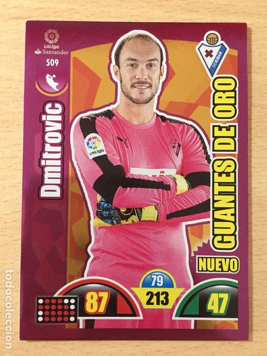 Cromos de f&uacute;tbol: 2017-2018 - 509 DMITROVIC - SD EIBAR - PANINI ADRENALYN - Foto 1