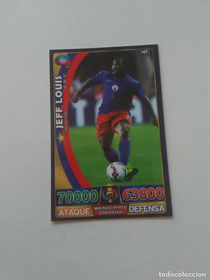 Figurine di Calcio: 147 JEFF LOUIS HAITI CROMO TARJETA F&Uacute;TBOL CARDTOON PERU COPA AM&Eacute;RICA CENTENARIO 2016