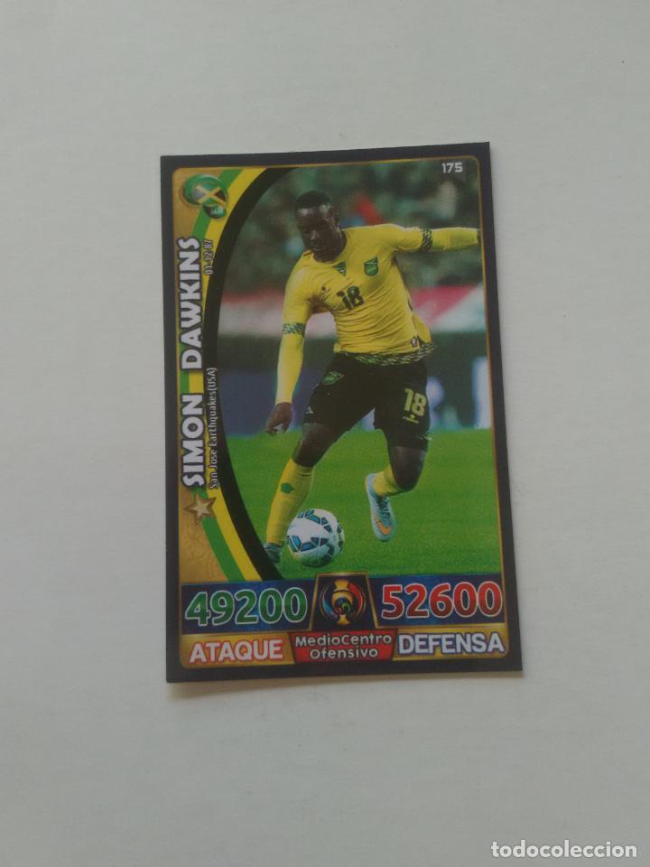 Figurine di Calcio: 175 SIMON DAWKINS JAMAICA CROMO TARJETA F&Uacute;TBOL CARDTOON PERU COPA AM&Eacute;RICA CENTENARIO 2016