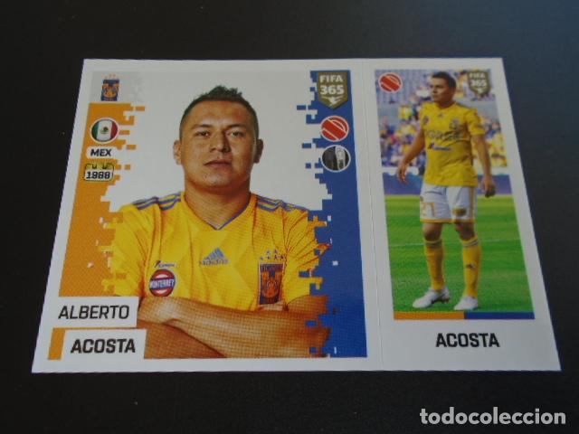 Figurine di Calcio: 366 ALBERTO ACOSTA TIGRES UANL VERSION BLUE BACK STICKER FIFA PANINI 365 18 19 2018 2019