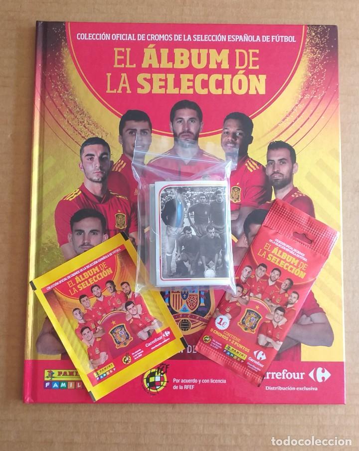 Football Stickers: Colecci&oacute;n completa Selecci&oacute;n Espa&ntilde;ola EURO 2020 CARREFOUR de Panini. Nueva.