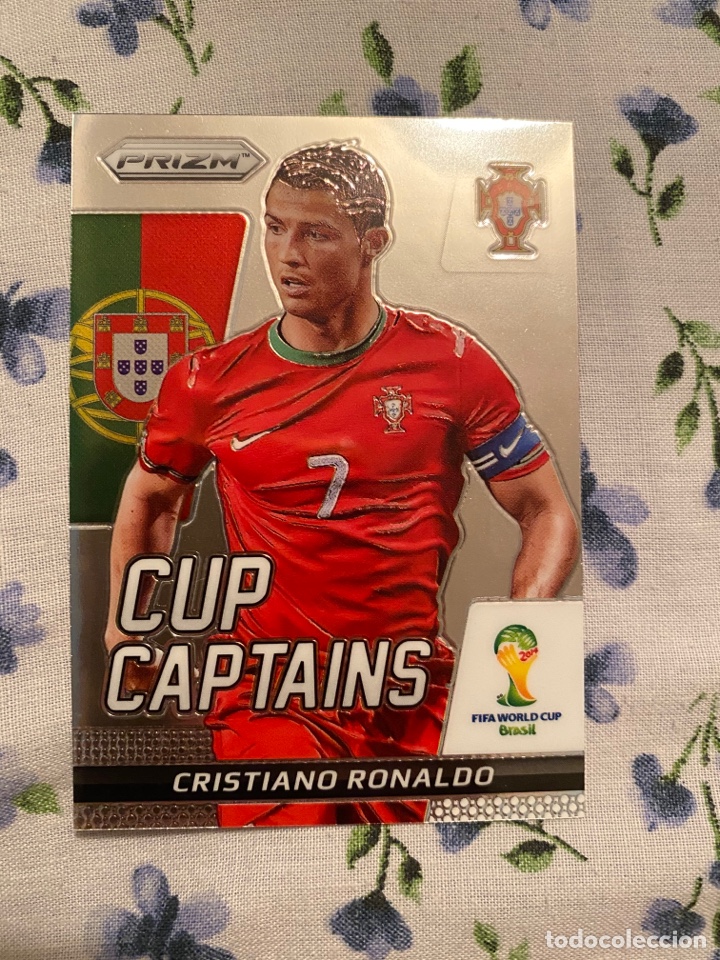 Cromos de Fútbol: Prizm panini cup captains cristiano Ronaldo portugal Prizm mundial 2014 - Foto 1 - 285634888
