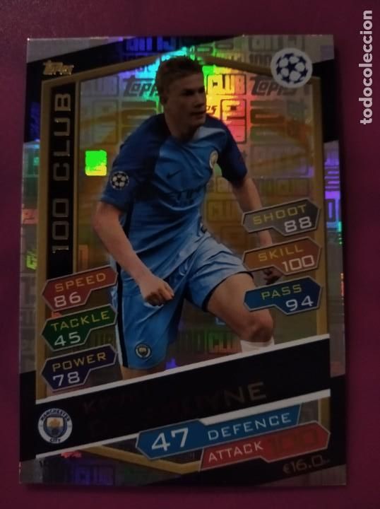 Figurine di Calcio: Topps Match Attax 2016/17,Manchester City,Kevin De Bruyne(100 Club)