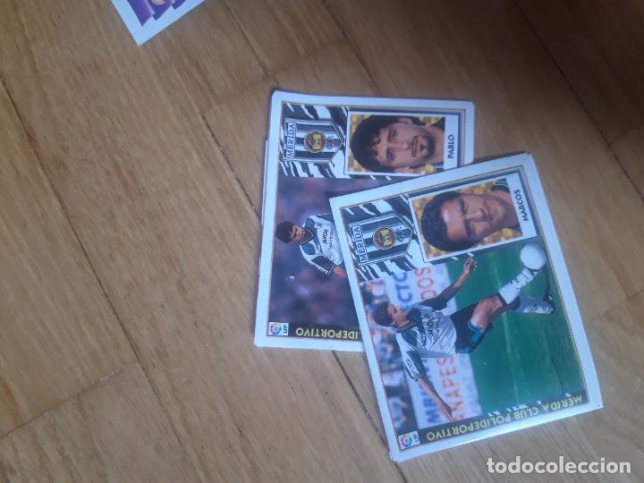 Cromos de f&uacute;tbol: Marcos M&eacute;rida ventanilla este 98 97 1997 19984 sin pegar - Foto 1