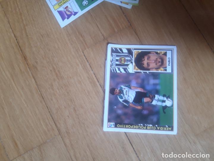 Cromos de f&uacute;tbol: Pablo M&eacute;rida ventanilla este 98 97 1997 19984 sin pegar - Foto 1