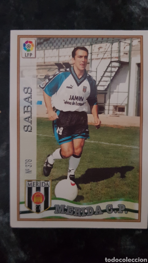 Fu&szlig;ball-Sticker: N&deg;378 Sabas Liga 97/98 MUNDICROMO 1997/1998