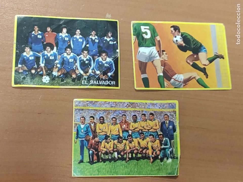 Cromos de F&uacute;tbol: CROMO N. 31 - 55 - 64, DE FUTBOL EN ACCION DANONE 82