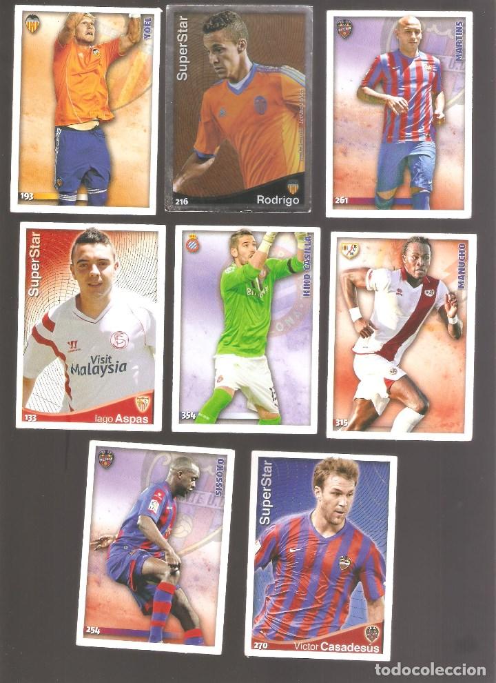Figurine di Calcio: 1 LOTE DE 8 CROMOS MUNDICROMO FICHAS LIGA 2014 -2015