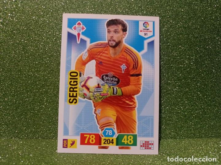 Cromos de f&uacute;tbol: ADRENALYN 2018-19 N&ordm; 91 SERGIO - Foto 1
