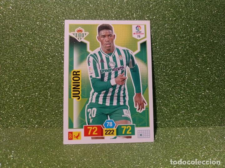 Cromos de f&uacute;tbol: ADRENALYN 2018-19 N&ordm; 78 JUNIOR - Foto 1