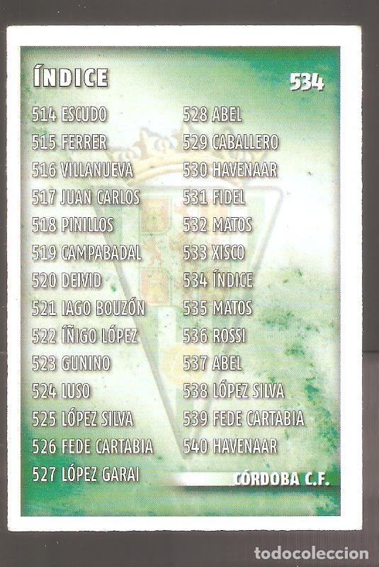 Figurine di Calcio: 1 CROMO MUNDICROMO FICHAS LIGA 2014 -2015