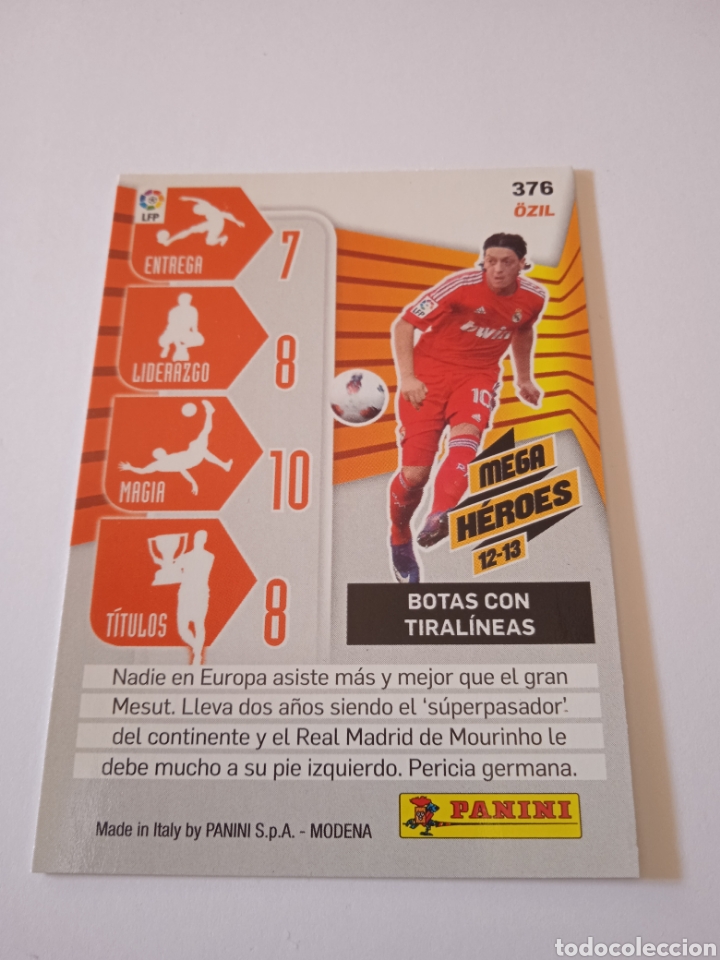 Cromos de f&uacute;tbol: Cromo de Ozil MEGACRACKS 12-13 - Foto 3