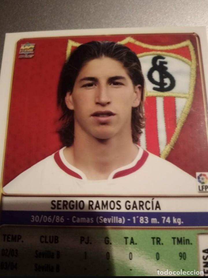 Cromos de f&uacute;tbol: Sergio Ramos 2005 - Foto 4