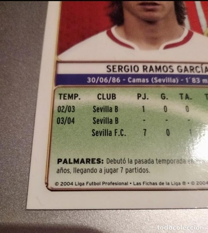 Cromos de f&uacute;tbol: Sergio Ramos 2005 - Foto 6
