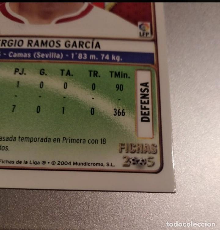 Cromos de f&uacute;tbol: Sergio Ramos 2005 - Foto 8