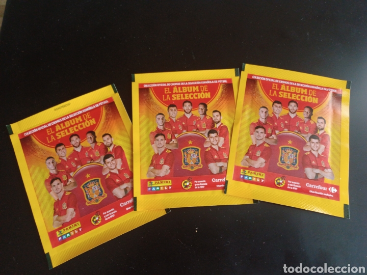 Cromos de F&uacute;tbol: 3 Sobres de cromos de f&uacute;tbol Panini