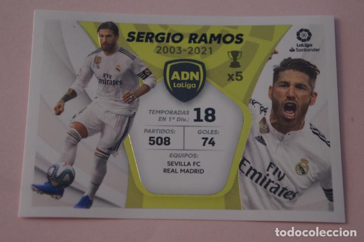 Cromos de f&uacute;tbol: CROMO DE F&Uacute;TBOL RAMOS DEL REAL MADRID C.F. ADN SIN PEGAR N&ordm; 27 LIGA ESTE 2021-2022/21-22 PANINI