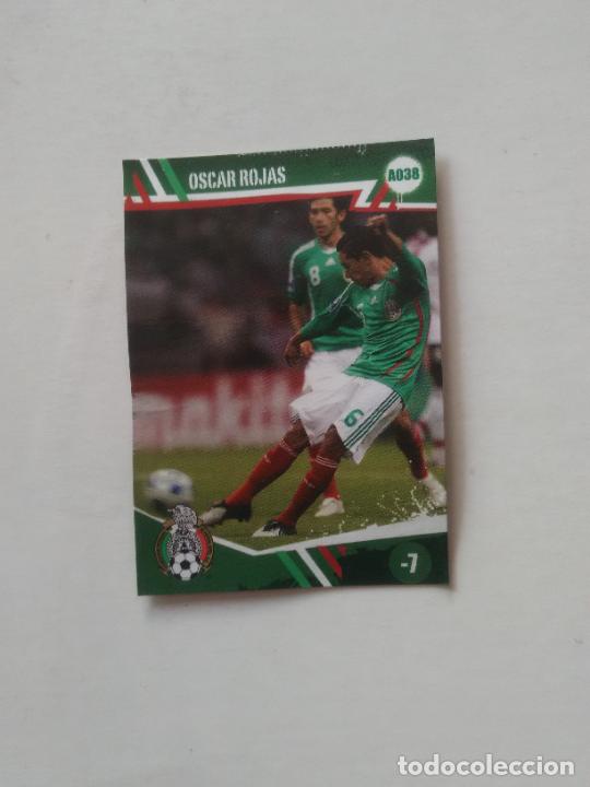 Figurine di Calcio: 38 OSCAR ROJAS M&Eacute;XICO CROMO TARJETA SELECCI&Oacute;N MEXICANA DE FUTBOL EDITADO EN SURAM&Eacute;RICA