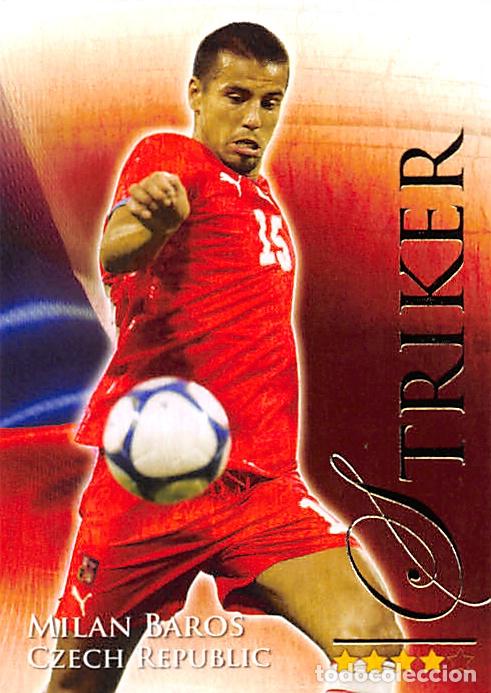 Football Stickers: FUTERA 2010 WORLD FOOTBALL SERIES 2 #653 MILAN BAROS (REPUBLICA CHECA) BASE
