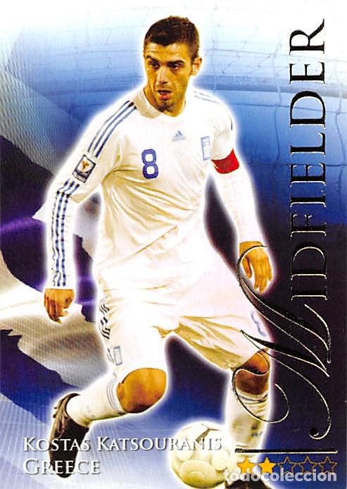 Football Stickers: FUTERA 2010 WORLD FOOTBALL SERIES 2 #599 KOSTAS KATSOURANIS (GRECIA) BASE