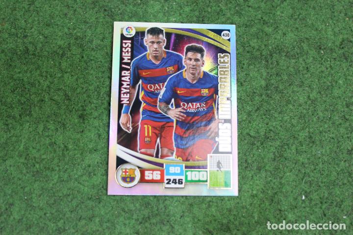 Cromos de F&uacute;tbol: 430 NEYMAR MESSI D&Uacute;OS IMPARABLES ADRENALYN XL 2015-16 LALIGA SANTANDER