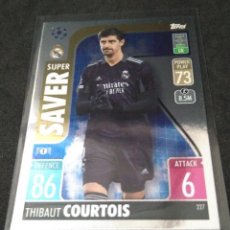 Cromos de Fútbol: COURTOIS SUPER SAVER - REAL MADRID - 227 - TOPPS MATCH ATTAX 2021 2022 CHAMPIONS UCL 21 22. Lote 287264258