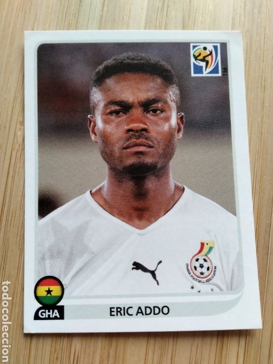 Cromos de f&uacute;tbol: ERIC ADDO GHANA MUNDIAL SUDAFRICA 2010 PANINI NUEVO SIN PEGAR NUMERO 320