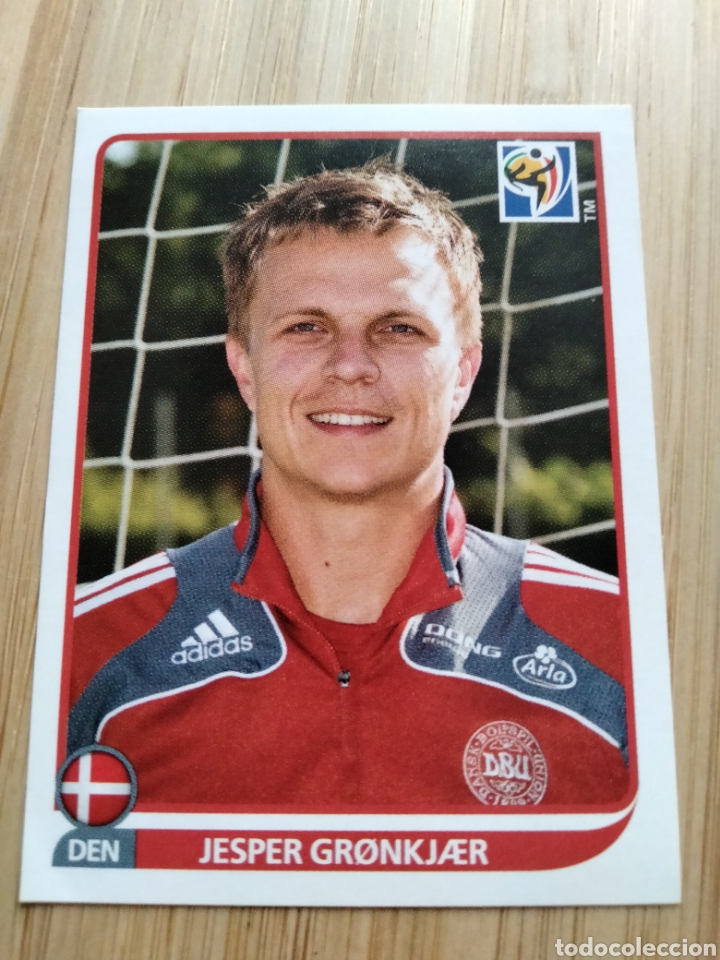 Fu&szlig;ball-Sticker: JESPER GRONKJAER DINAMARCA DENMARK MUNDIAL SUDAFRICA 2010 PANINI NUEVO SIN PEGAR NUMERO 368