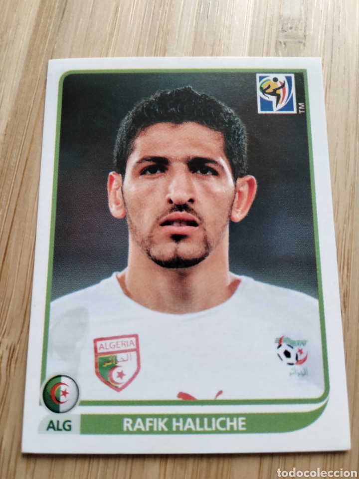 Cromos de F&uacute;tbol: RAKIF HALLICHE ALGERIA ALGERIE MUNDIAL SUDAFRICA 2010 PANINI NUEVO SIN PEGAR NUMERO 227