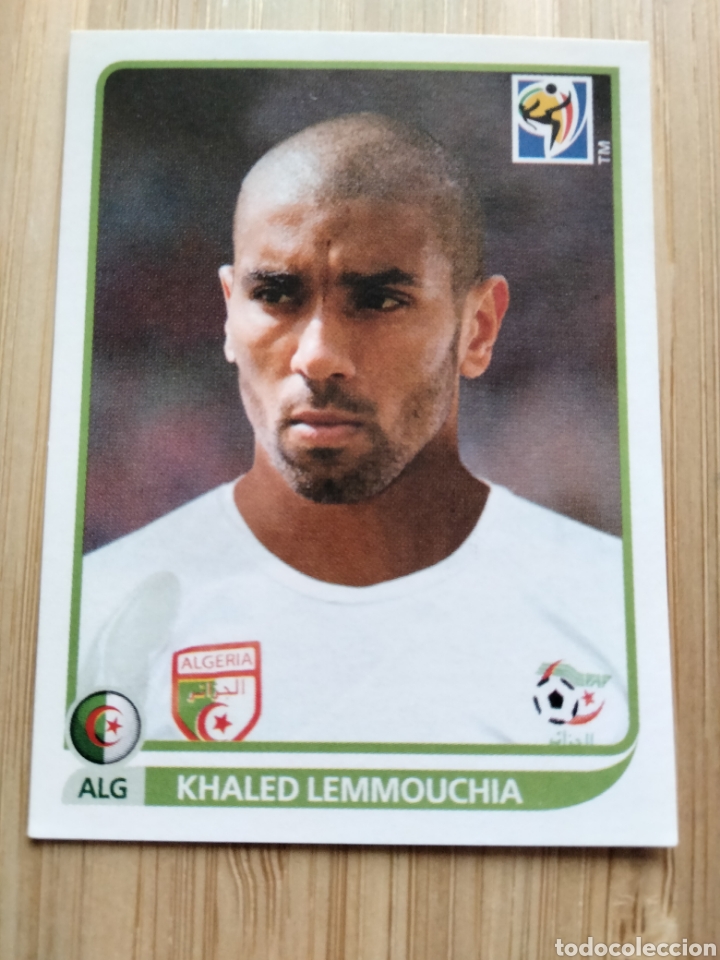 Cromos de f&uacute;tbol: KHALED LEMMOUCHIA ALGERIA ALGERIE MUNDIAL SUDAFRICA 2010 PANINI NUEVO SIN PEGAR NUMERO 231