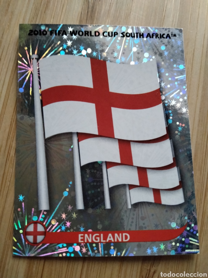 Fu&szlig;ball-Sticker: INGLATERRA ENGLAND ESCUDO MUNDIAL SUDAFRICA 2010 PANINI NUEVO SIN PEGAR NUMERO 183