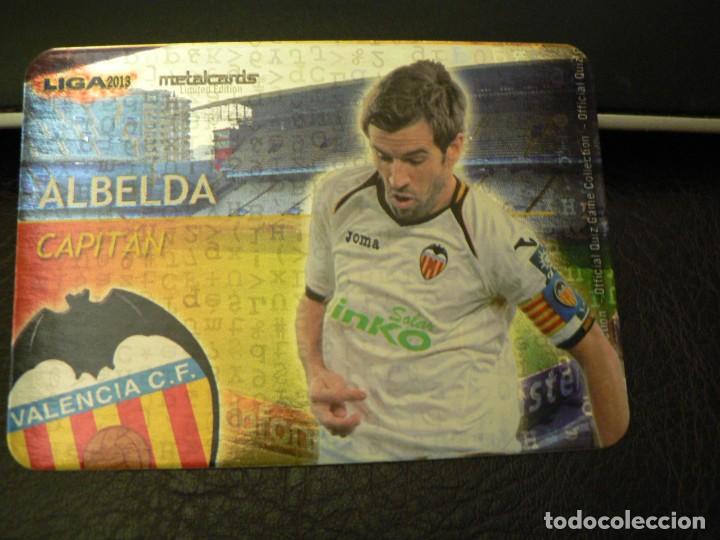 Cromos de F&uacute;tbol: MUNDICROMO 2012 2013 12 13 PLATINUM FONDO LETRAS CAPITAN ALBELDA