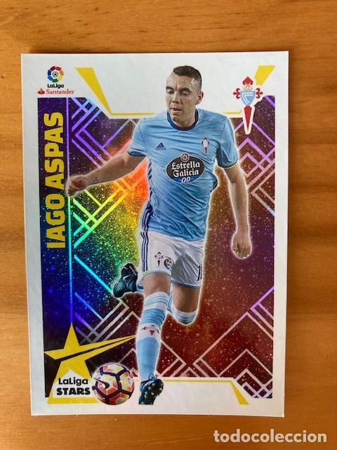 Cromos de f&uacute;tbol: IAGO ASPAS CELTA 2017-18 NUEVO DE SOBRE - Foto 1