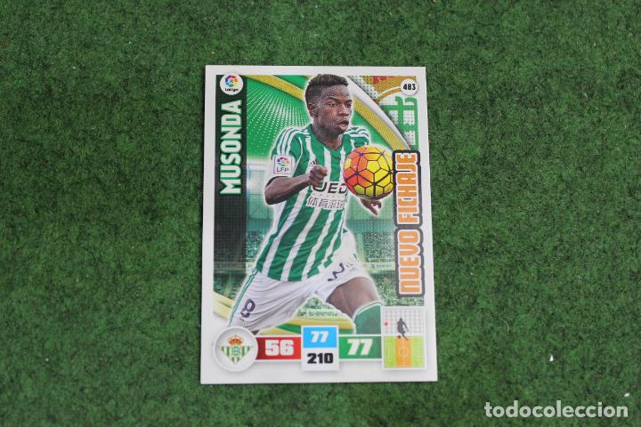 Cromos de F&uacute;tbol: 483 MUSONDA ADRENALYN XL 2015-16 LALIGA SANTANDER
