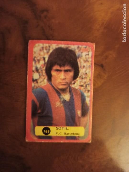 Figurine di Calcio: Cromo f&uacute;tbol Barcelona Sotil 188 Grafimur 1975