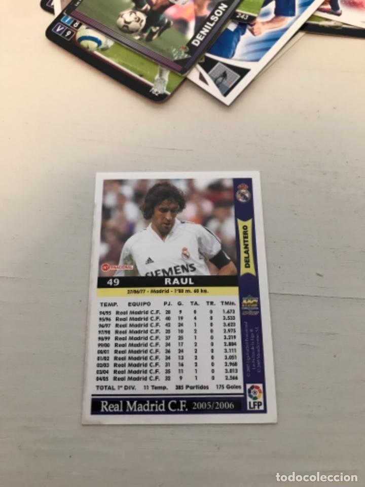 Cromos de f&uacute;tbol: Raul - Foto 2