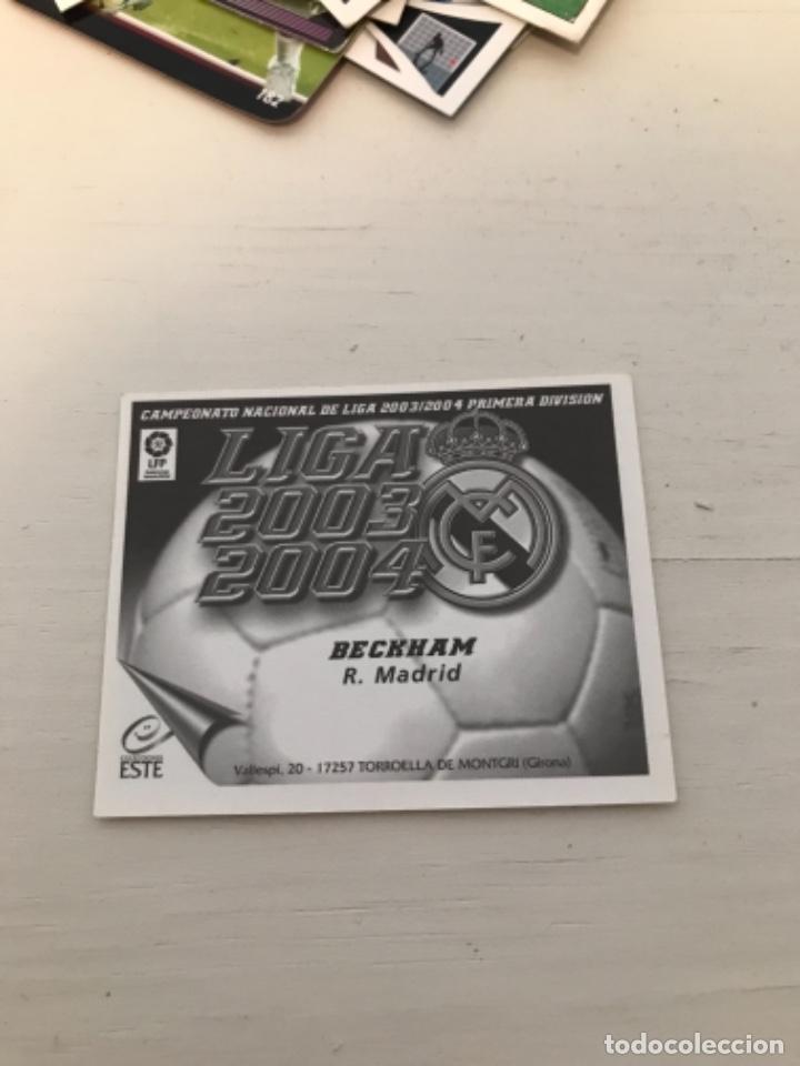 Cromos de f&uacute;tbol: Beckham - Foto 2
