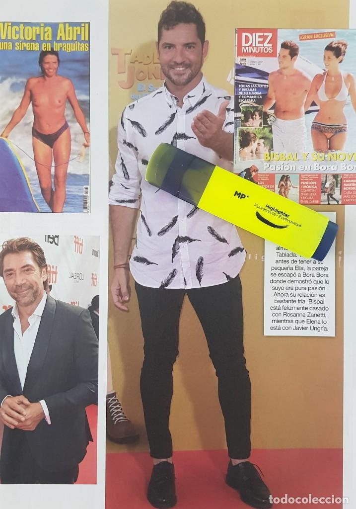 Cromos de f&uacute;tbol: Reportaje de David Bisbal 01.09.2021 - Foto 1