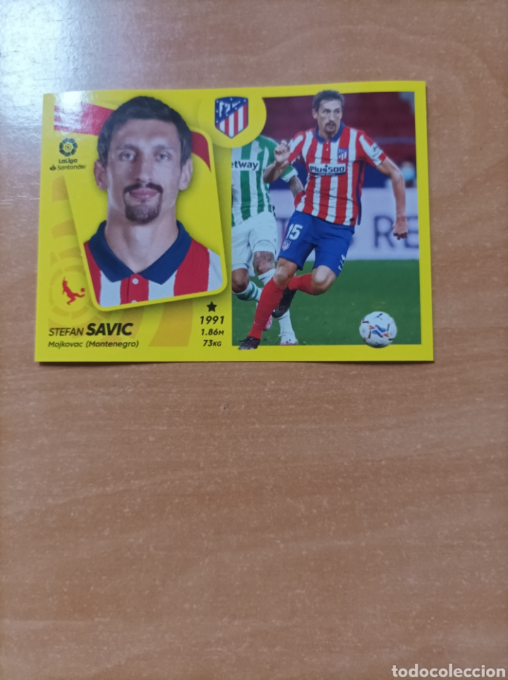Cromos de F&uacute;tbol: Savic 10 Atl&eacute;tico de Madrid Liga Este 2021/22
