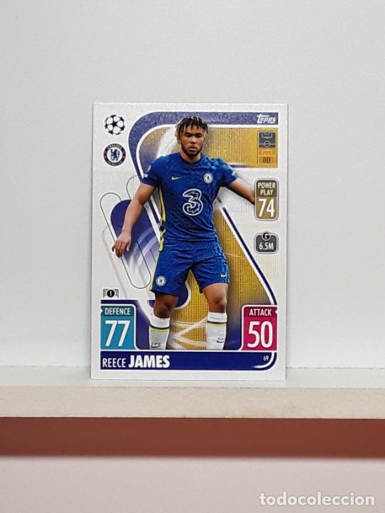 Figurine di Calcio: MATCH ATTAX 2021 2022 21 22 CROMO TOPPS FUTBOL N 69 CHELSEA REECE JAMES