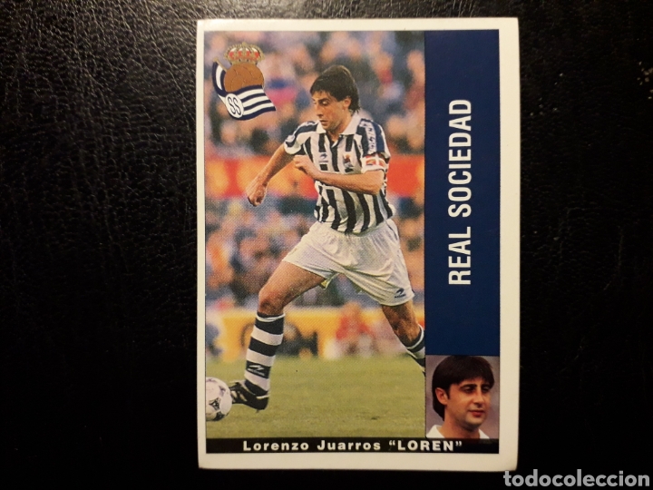 Fu&szlig;ball-Sticker: LOREN REAL SOCIEDAD PANINI 1995-1996 95 96. SIN PEGAR. VER FOTOS. PEDIDO M&Iacute;NIMO 3&euro;.