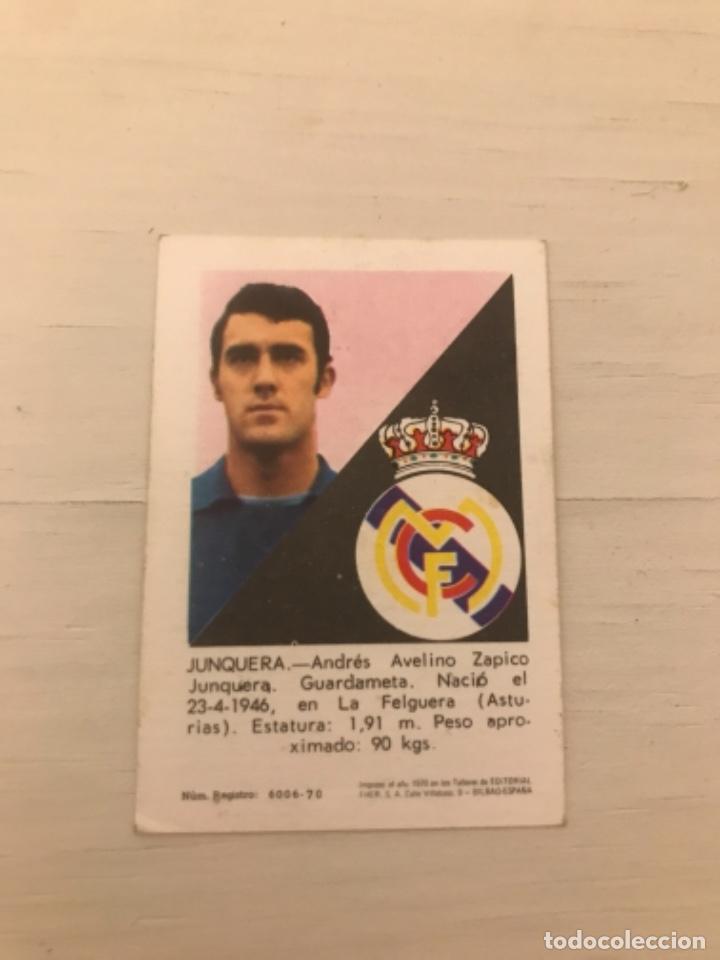 Cromos de f&uacute;tbol: Junquera - Foto 2