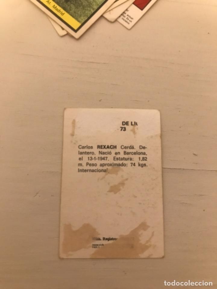 Cromos de f&uacute;tbol: Rexach - Foto 2