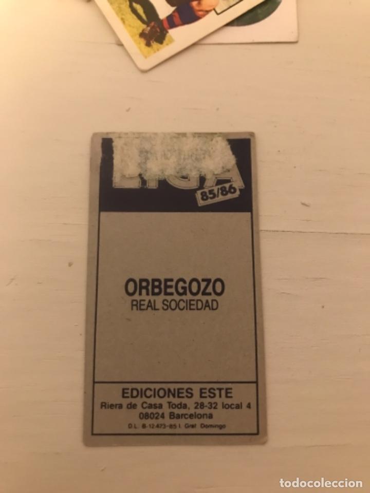 Cromos de f&uacute;tbol: Orbegozo - Foto 2