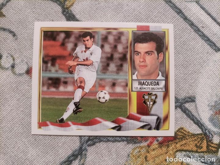 Cromos de F&uacute;tbol: Cromo Maqueda versi&oacute;n liga este 1995 1996 95 96